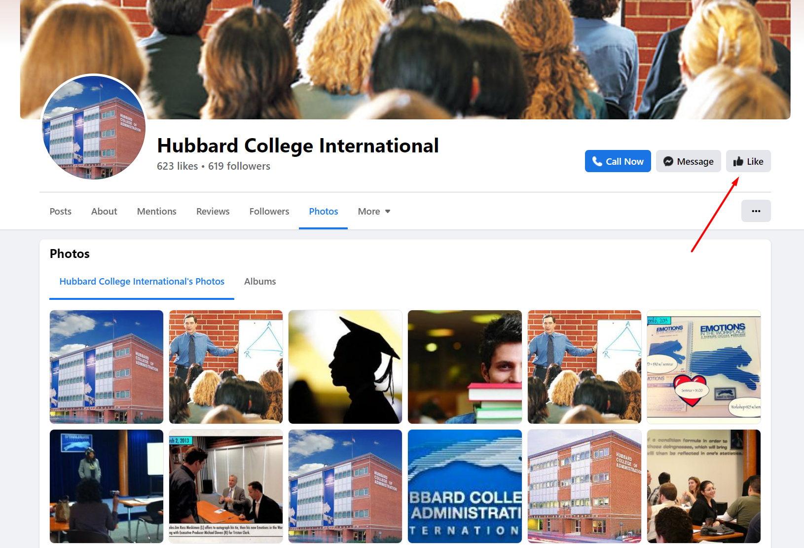 Newly Uploaded Pictures of Hubbard College on Our Facebook Page!